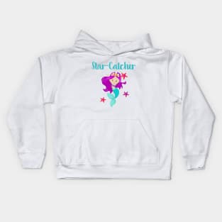 Mermaid Gift Starfish Ocean Fantasy Design For Mermaid Lovers Kids Hoodie